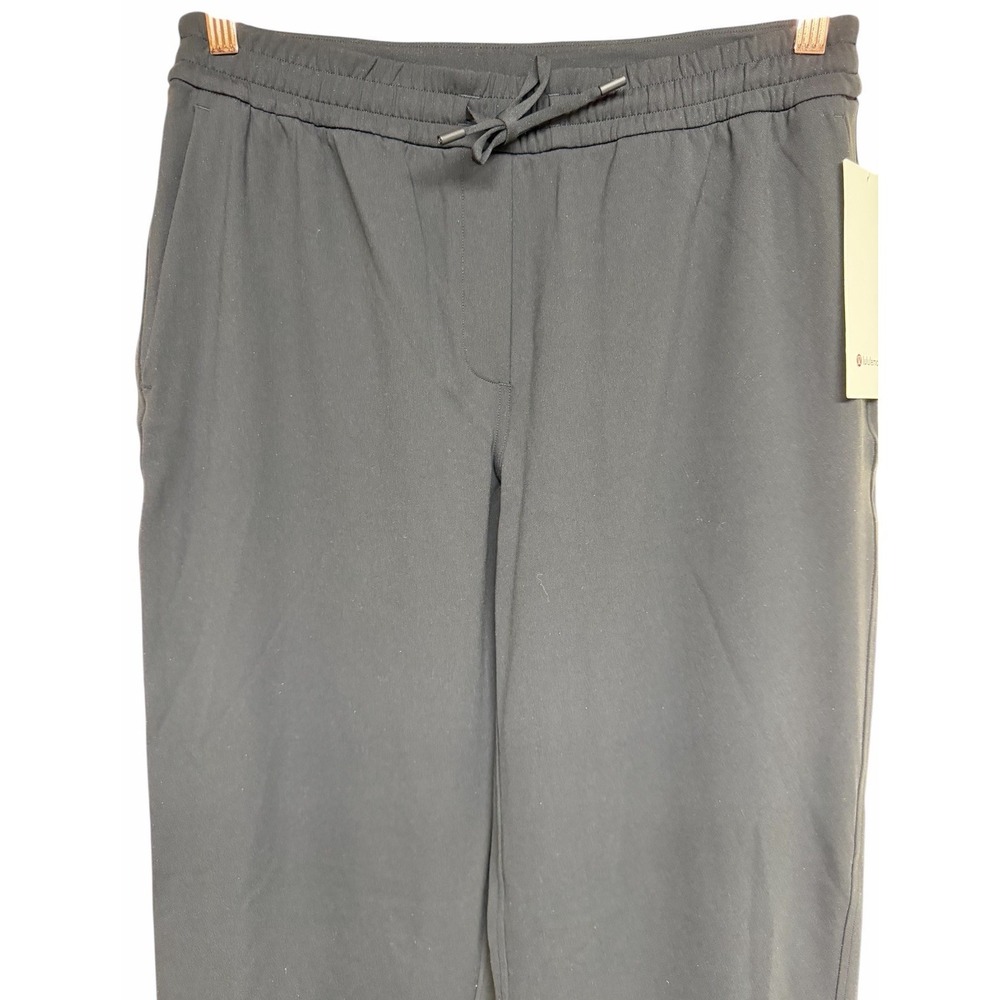 Lululemon Straight-Leg Mid-Rise Pant‎ Luxtreme Black Women's Size Medium - Picture 3 of 11